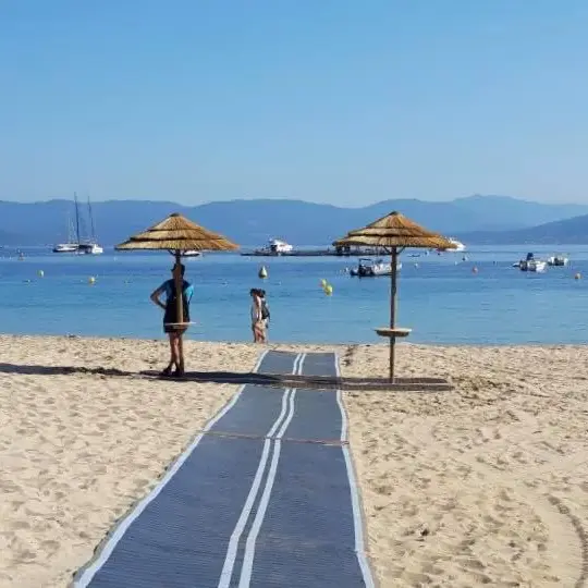 Plage Campomoro - Accès PMR