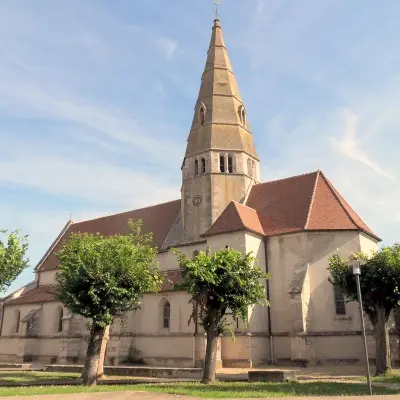 Demigny (71) église gothique Saint Martial