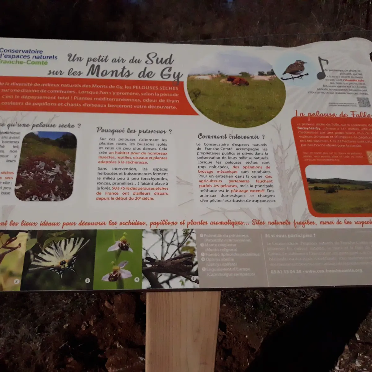 Panneaux d'information