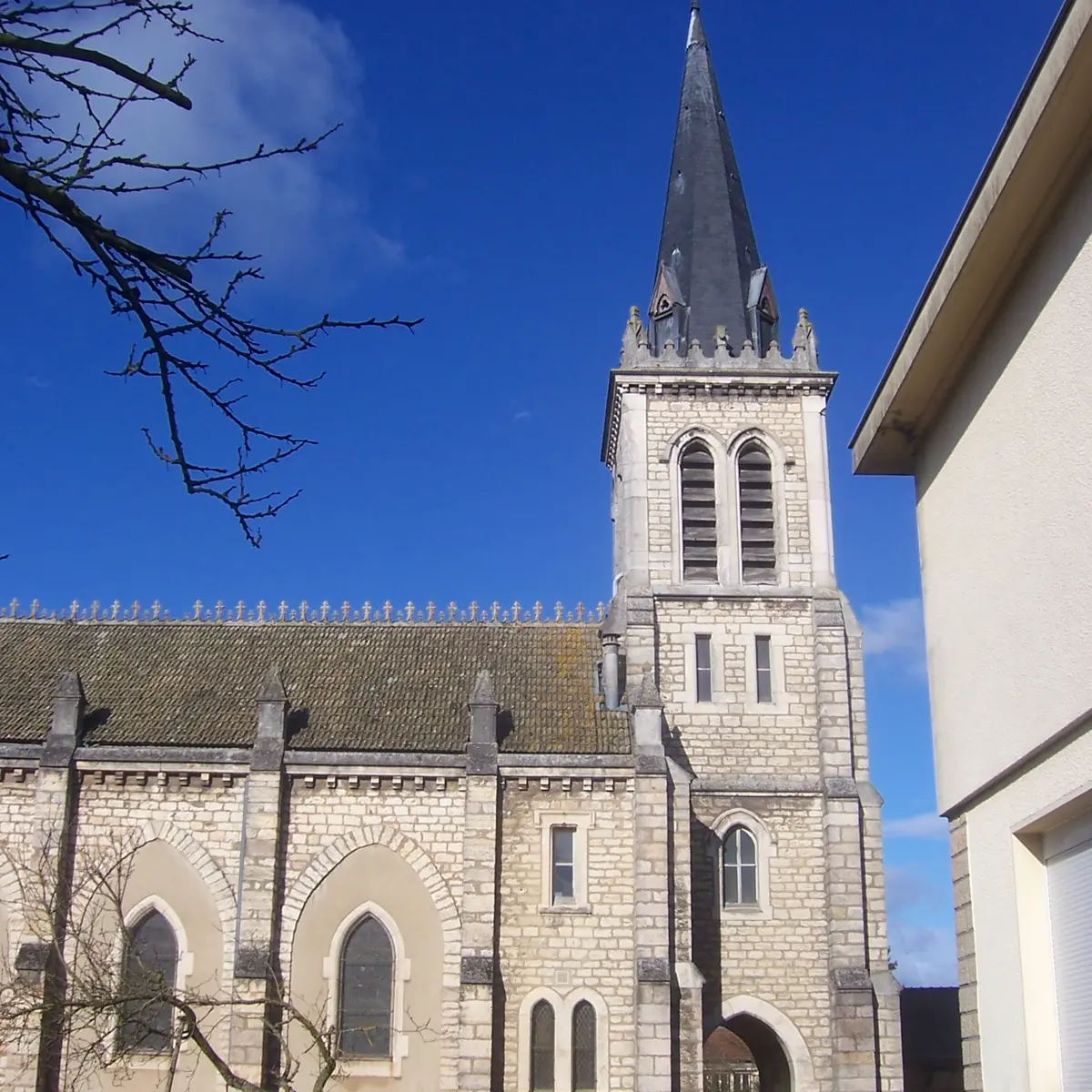 Eglise Saint-Odilon de Lux (71)