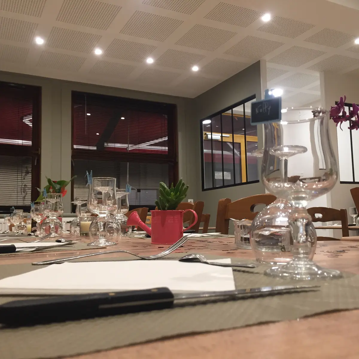 Salle de restaurant de l'Hôtel du Nord