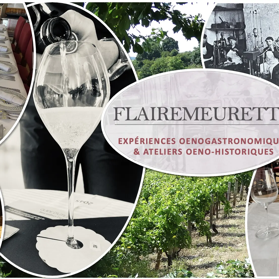 Les Expériences oenohistoriques & oenogastronomiques du Flairemeurette