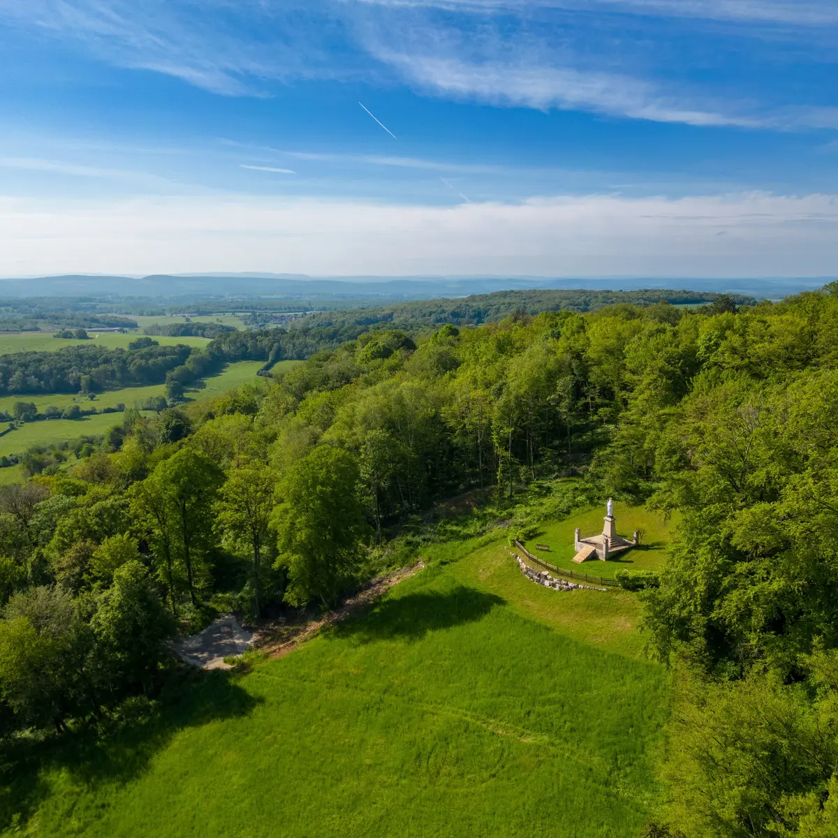 Mont Gédry vu du ciel