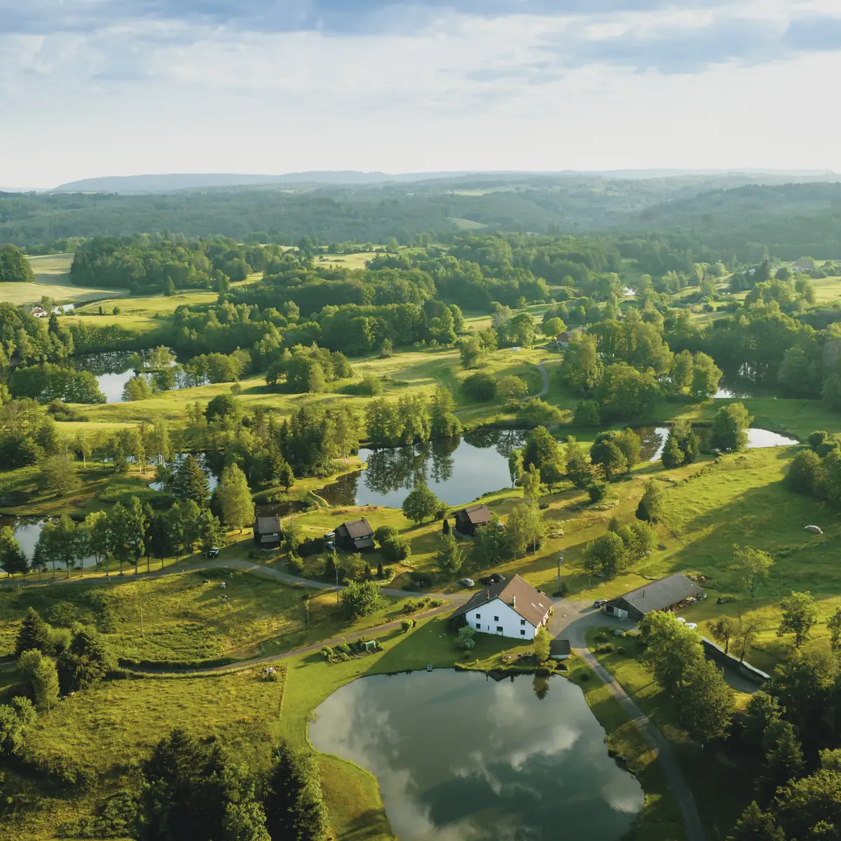 Les Grilloux vu du ciel