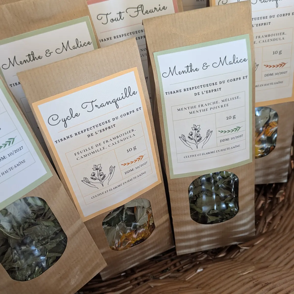 Paquets tisane
