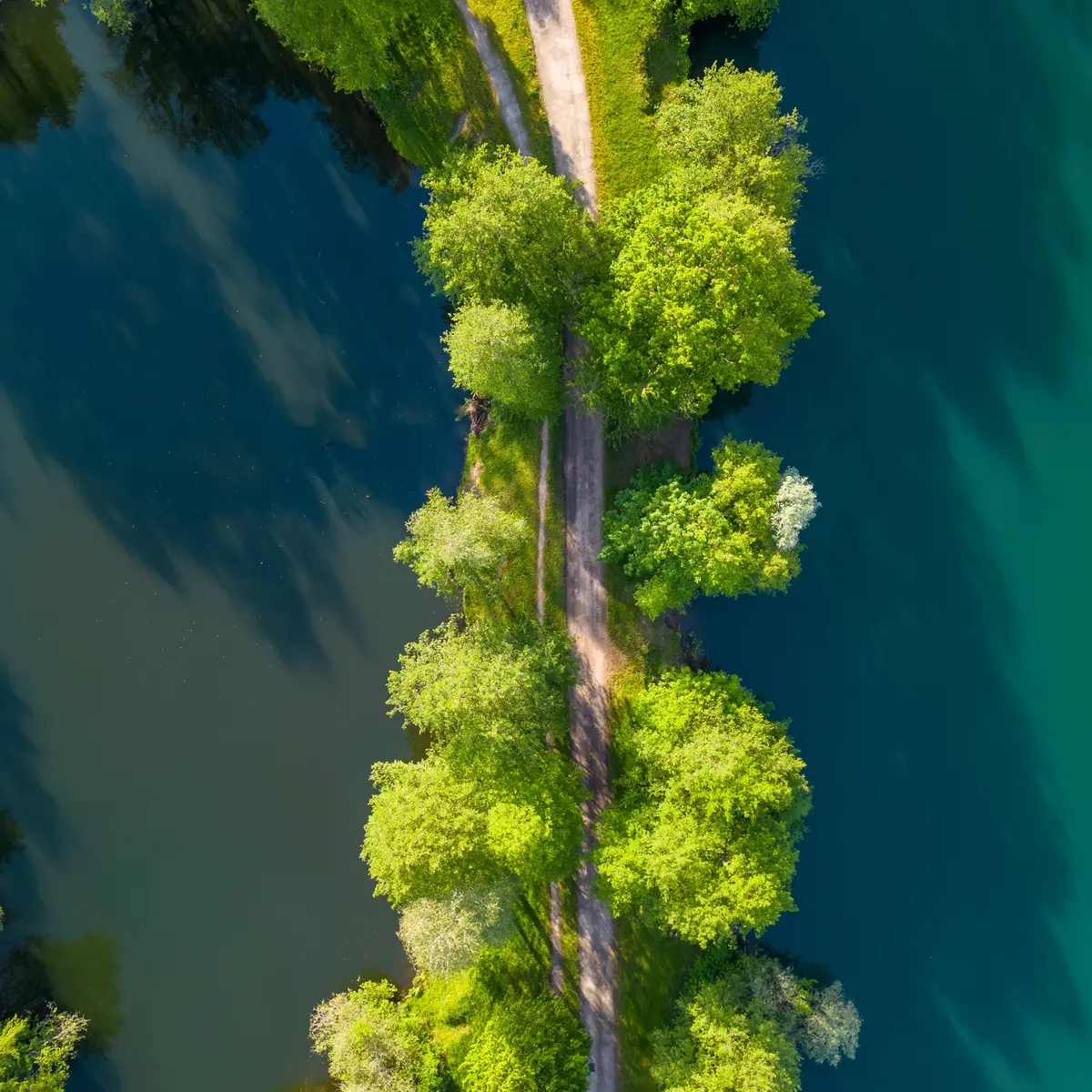 Le chemin vu du ciel