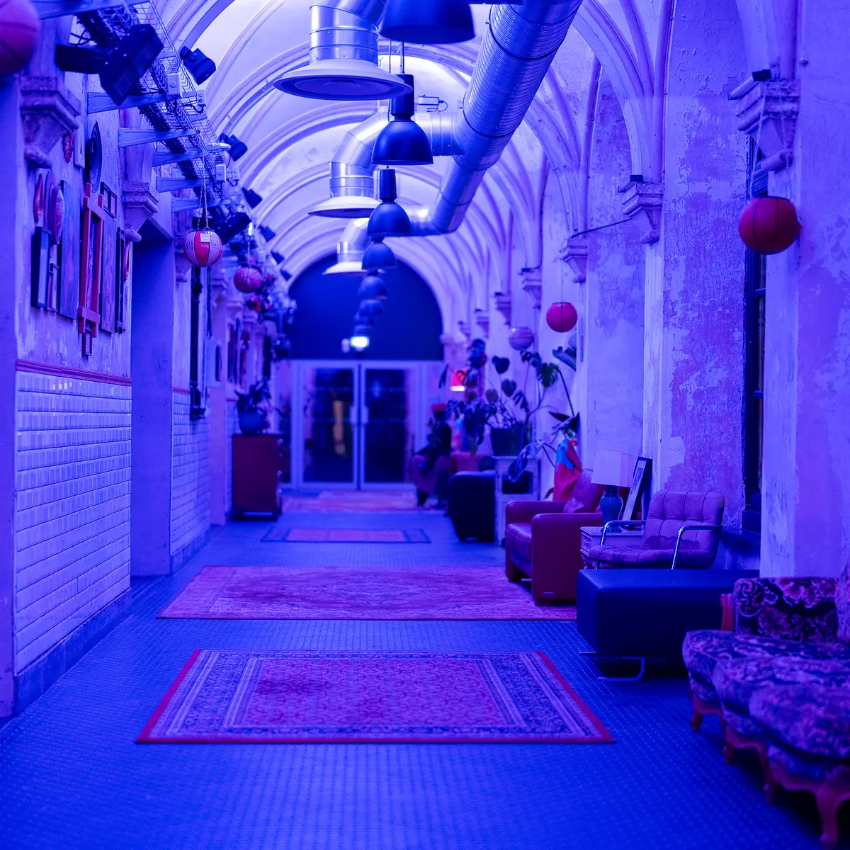 Le couvent Roubaix en soirée