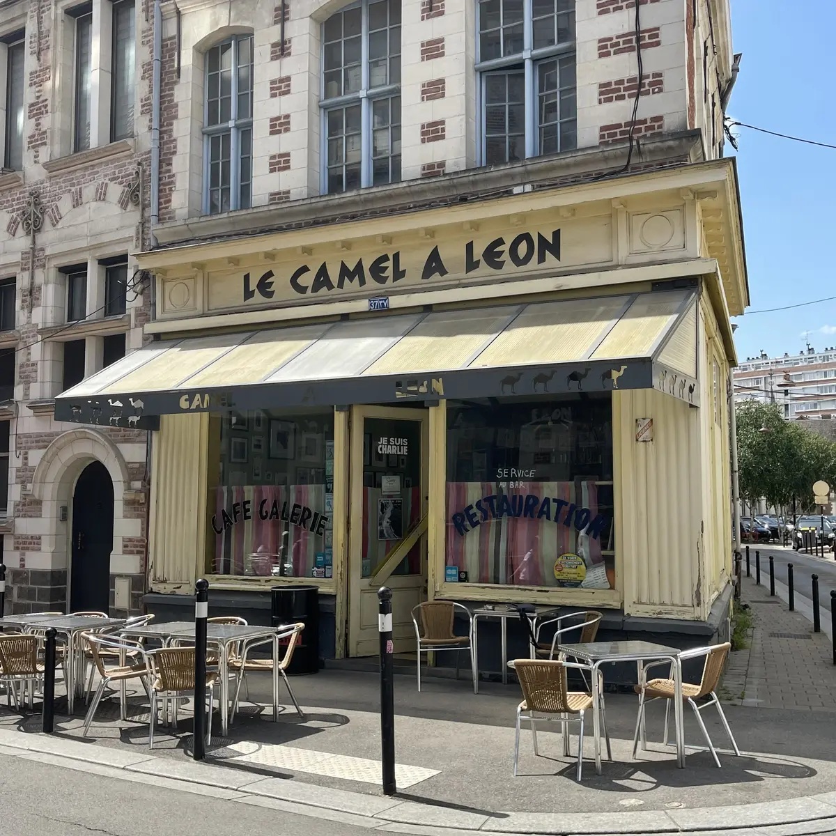 facade camel leon restaurant valenciennes bar café galerie