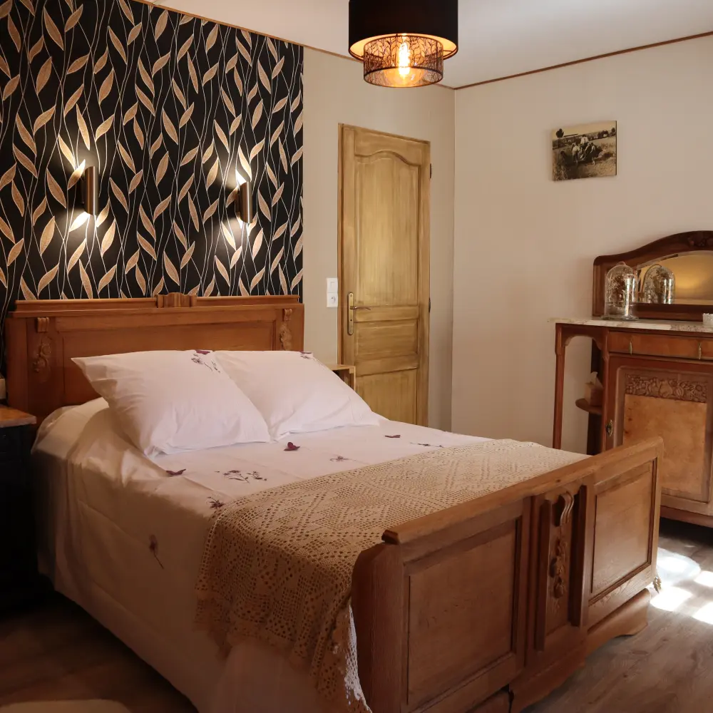 chambre fleur de lin