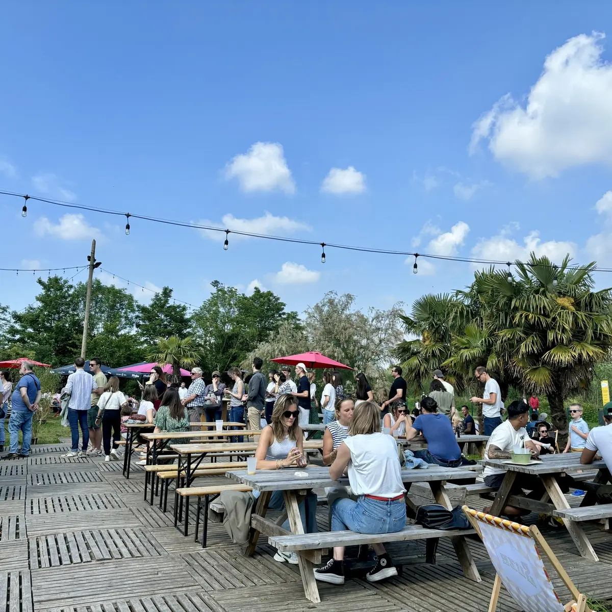 la guinguette de la plage terrasse