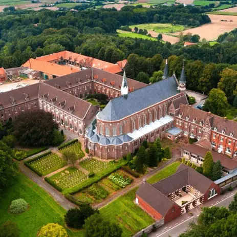 vue aerienne Abbaye