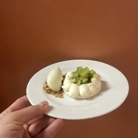 Pavlova citron vert.