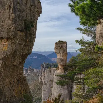 Les Vases, corniches du Causse Méjean