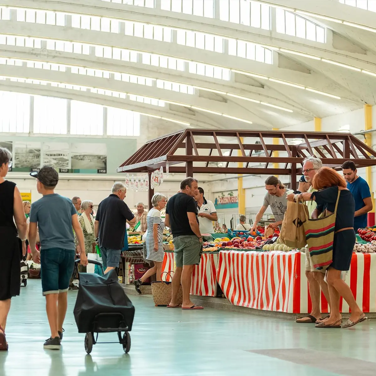 Visite des halles de Saint-Nazaire