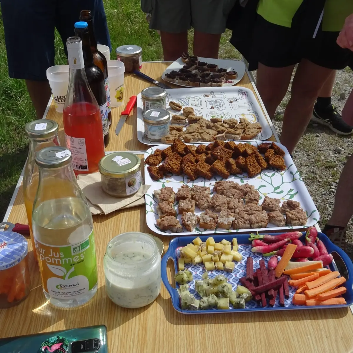 Dégustation de produits locaux