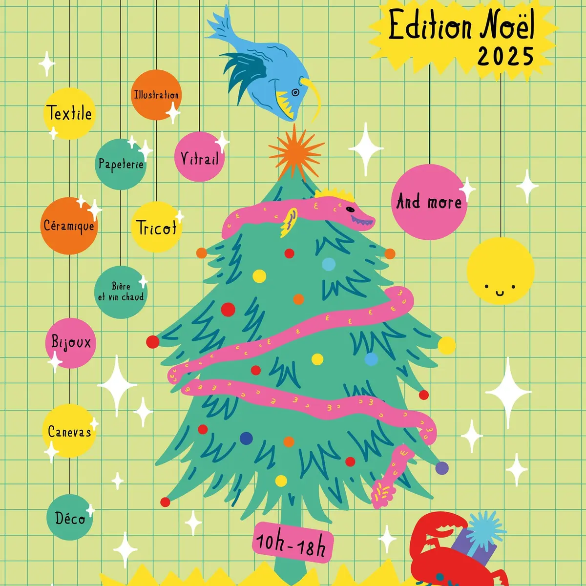 AFFICHE Fish and friend's Market