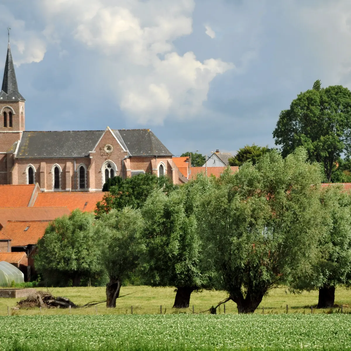 LA MELDE, Vue village de WITTES