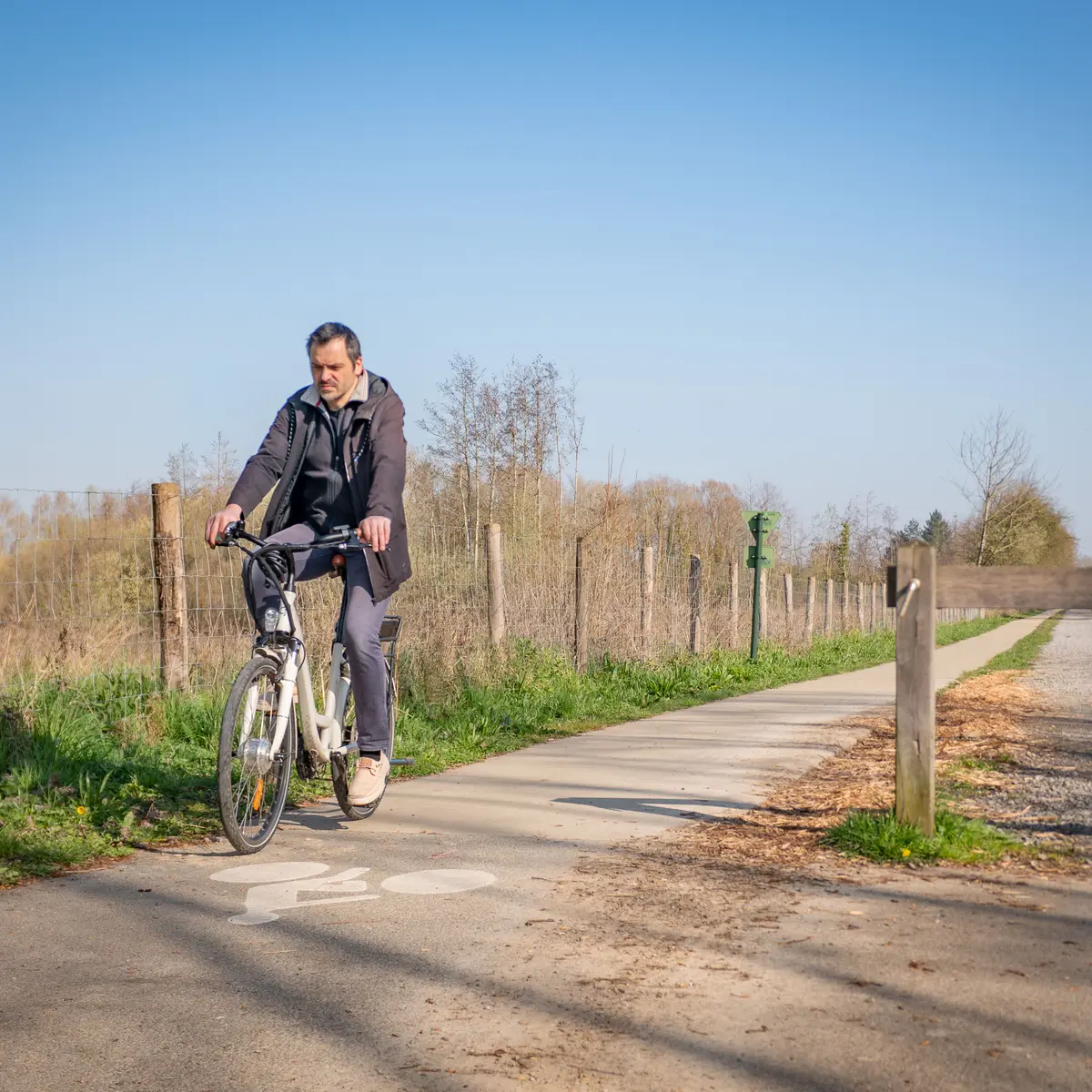 Les Ballastières - Voie cyclable