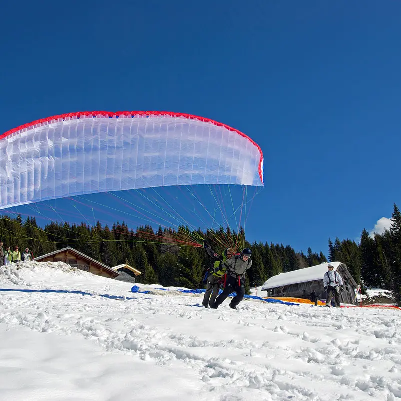 Stage de parapente en hiver