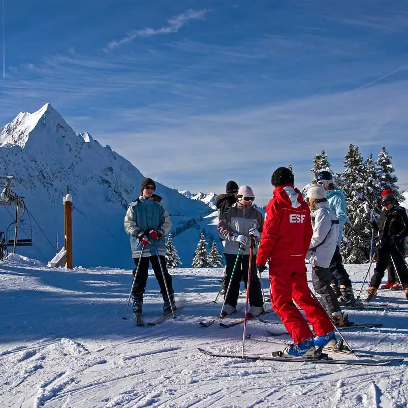 Cours collectif ski alpin ESF Saint Jean d'Aulps