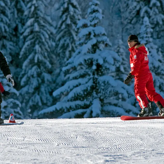 Cours de snowboard-ESF Saint Jean d'Aulps