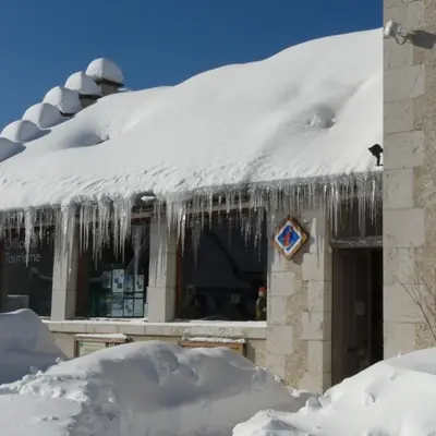 Office de tourisme sous la neige