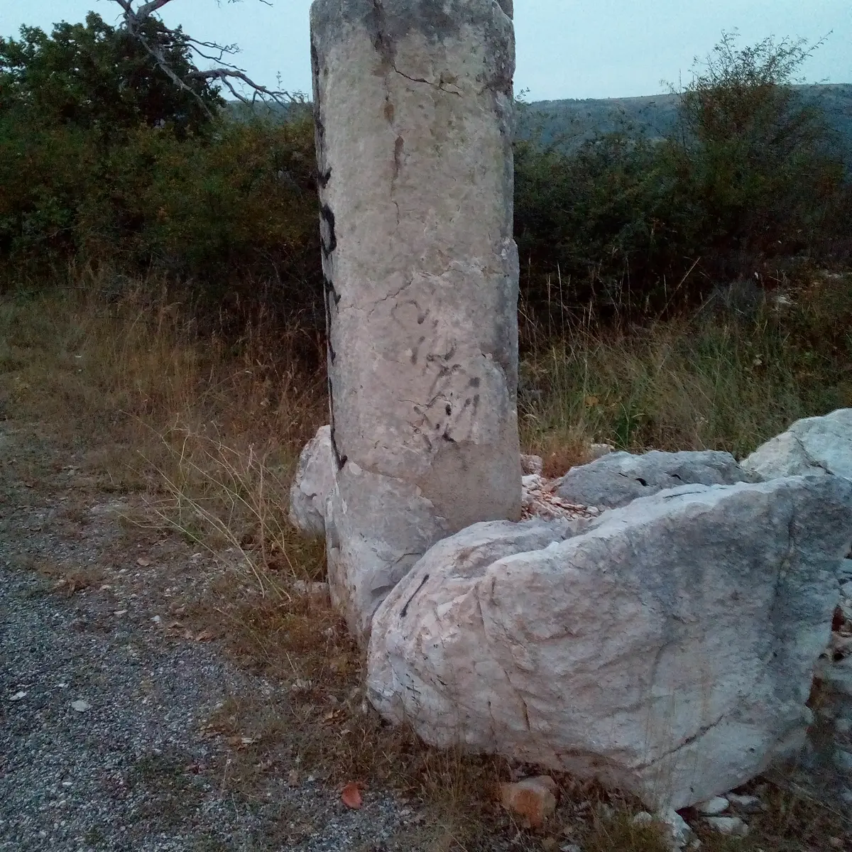 Borne miliaire Vérignon