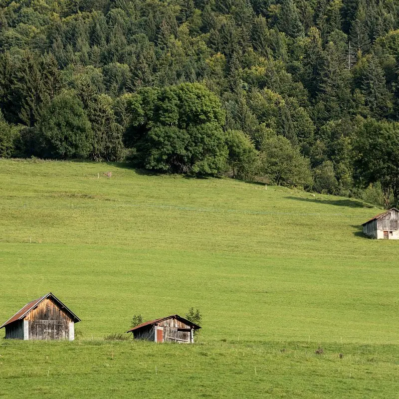 Paysage et village de Doucy-en-Bauges