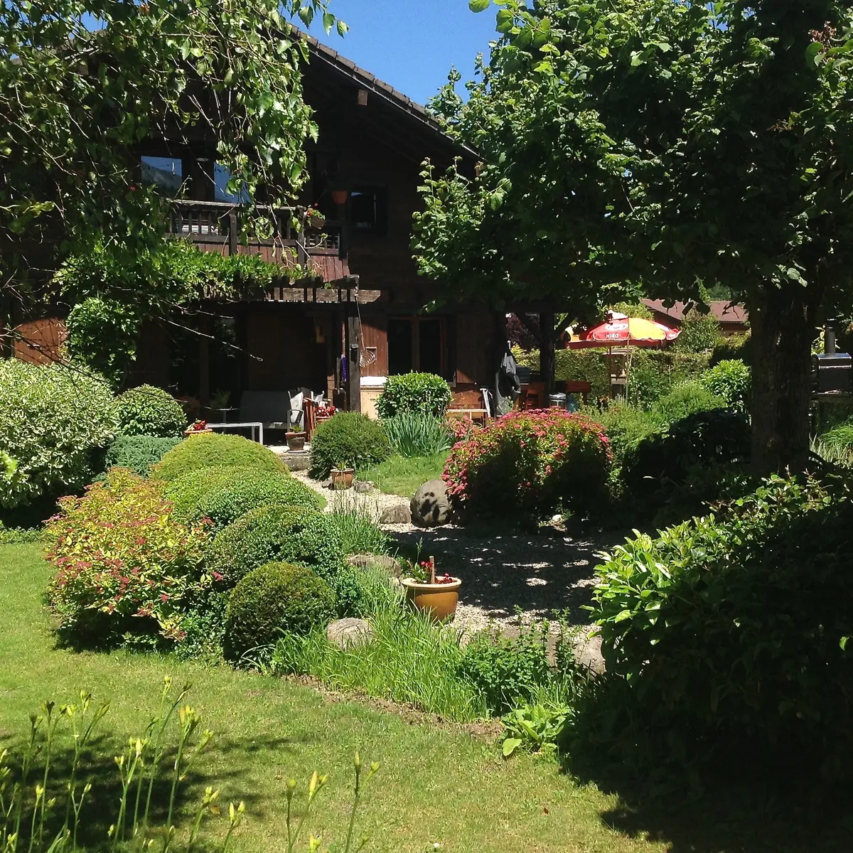 Chalet Les Chouettes Thones- Espace exterieur