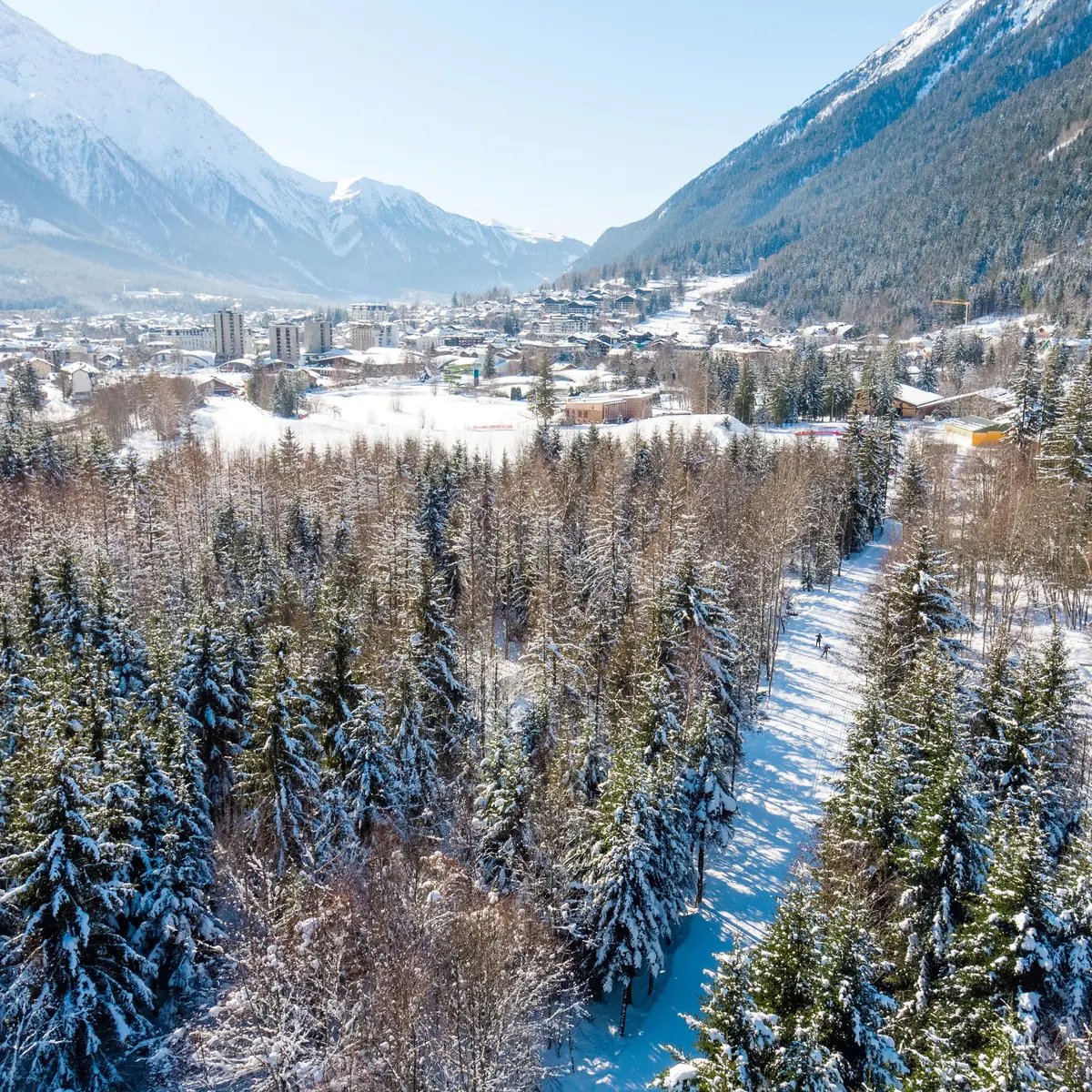 Itinéraire piétons et raquette du village de Vallorcine_Vallorcine