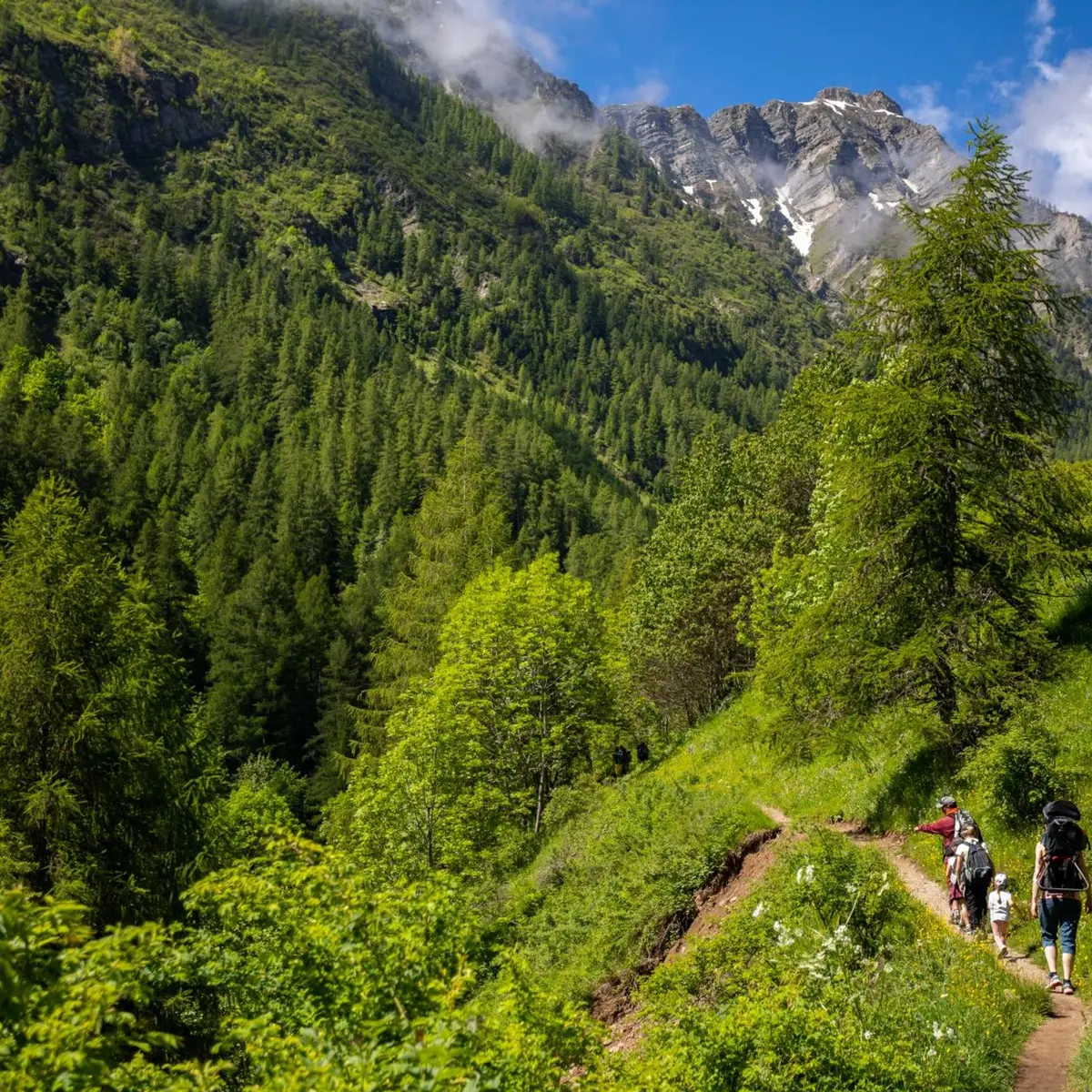Montée au refuge du Tourond