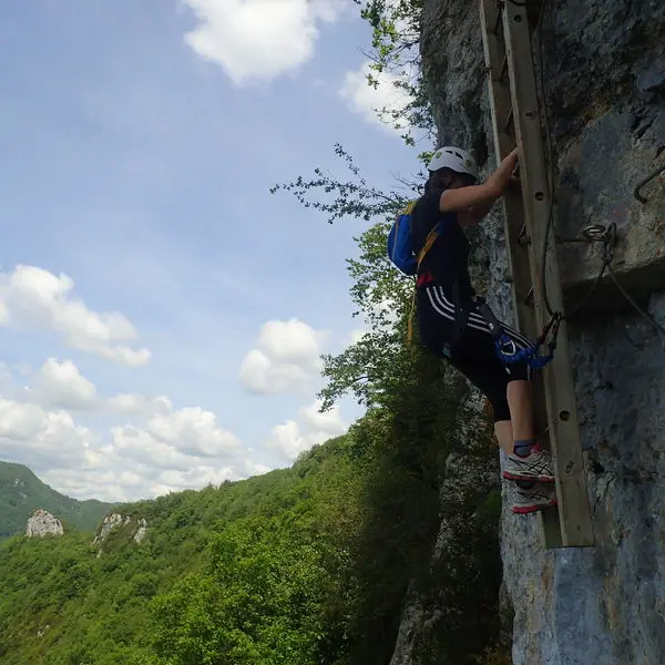 Via ferrata à Hostiaz