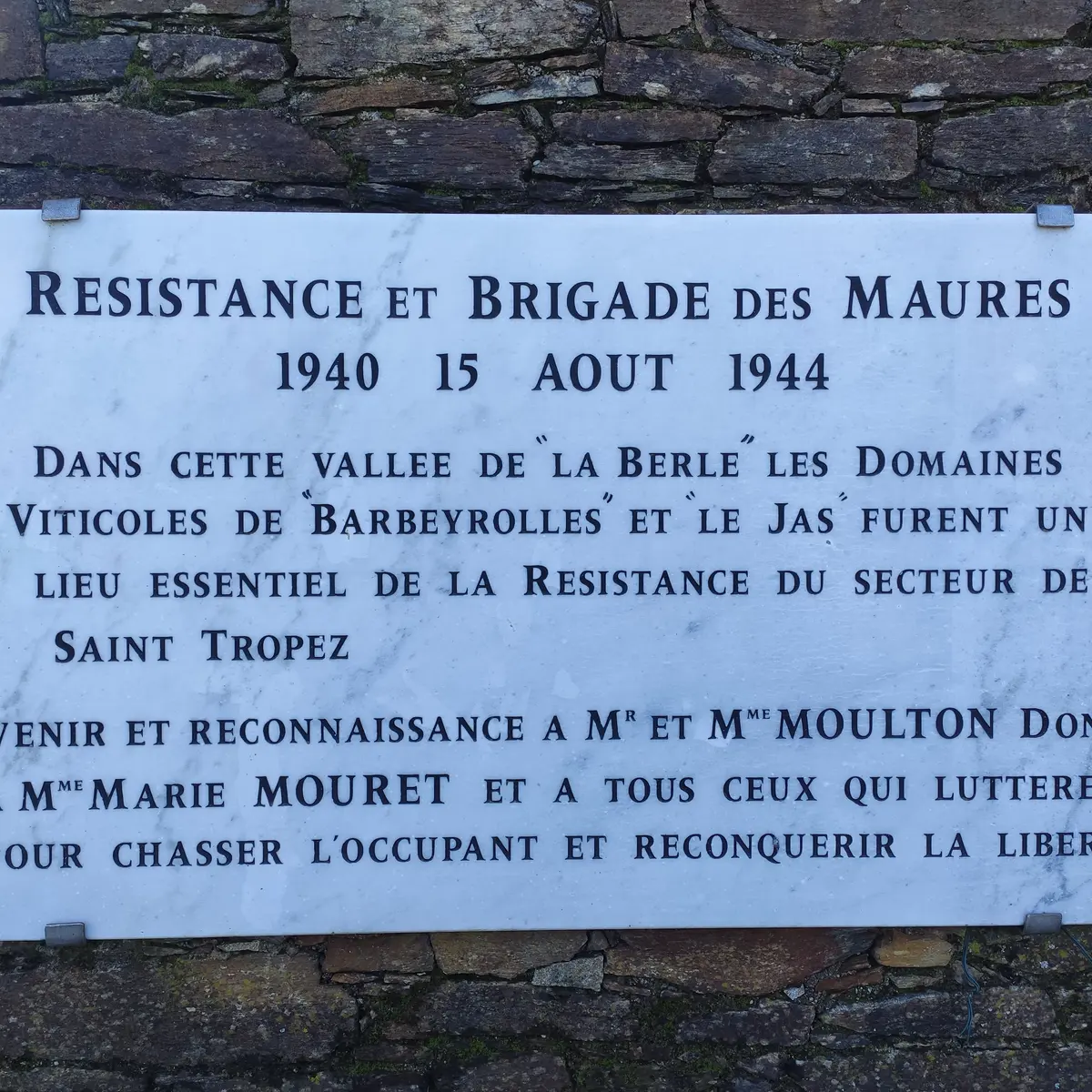 Mémorial de la Berle