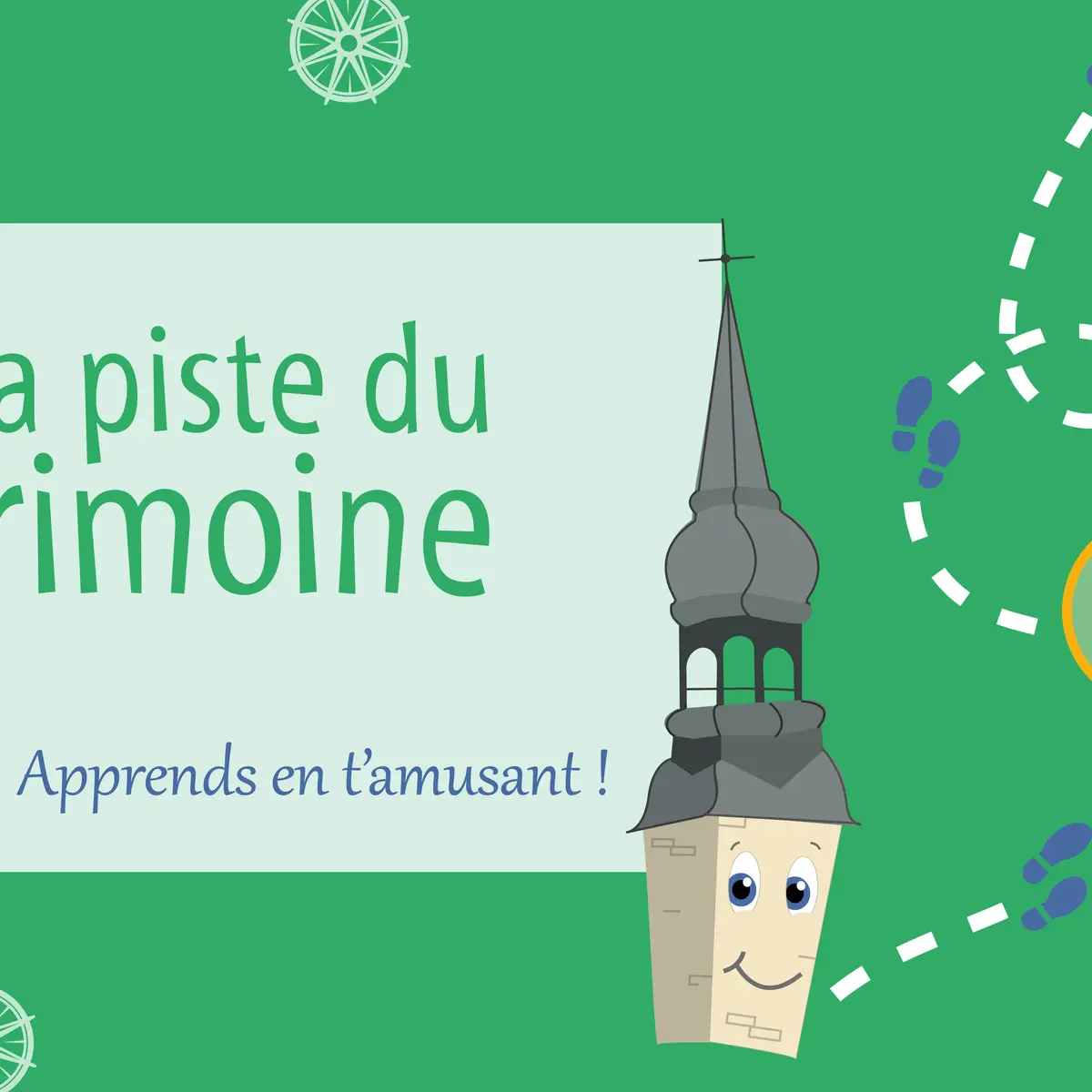 Jeu de piste pour enfants et familles avec enfants Sur la piste du patrimoine