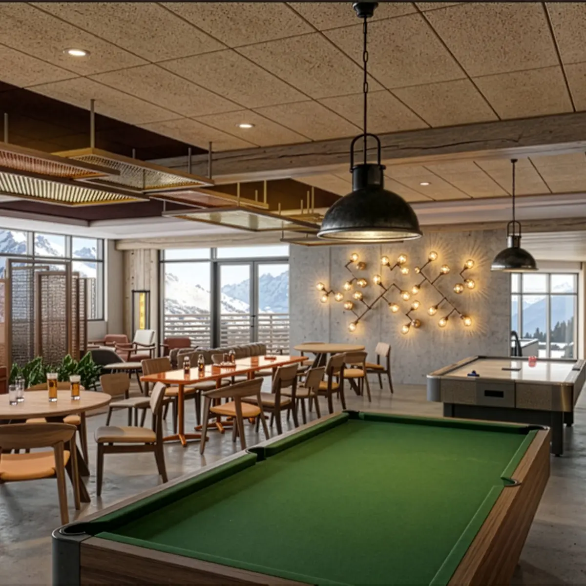 L'After 1850 : bar & billards (simulation, visuel non contractuel)