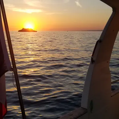 Soirée au soleil couchant dans les Calanques du Frioul - Vieux Port CNTL