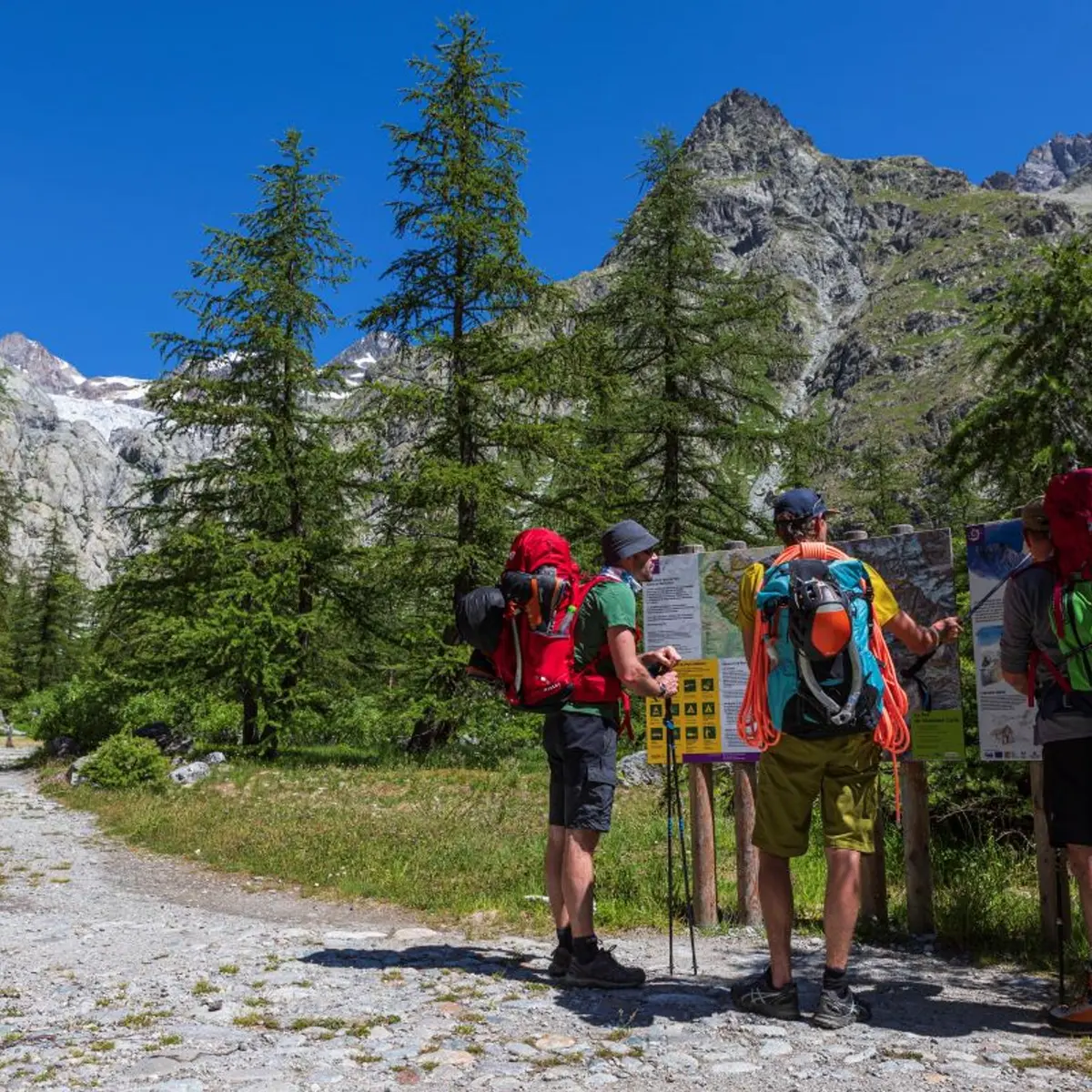 Alpinistes au Pré de Madame Carle