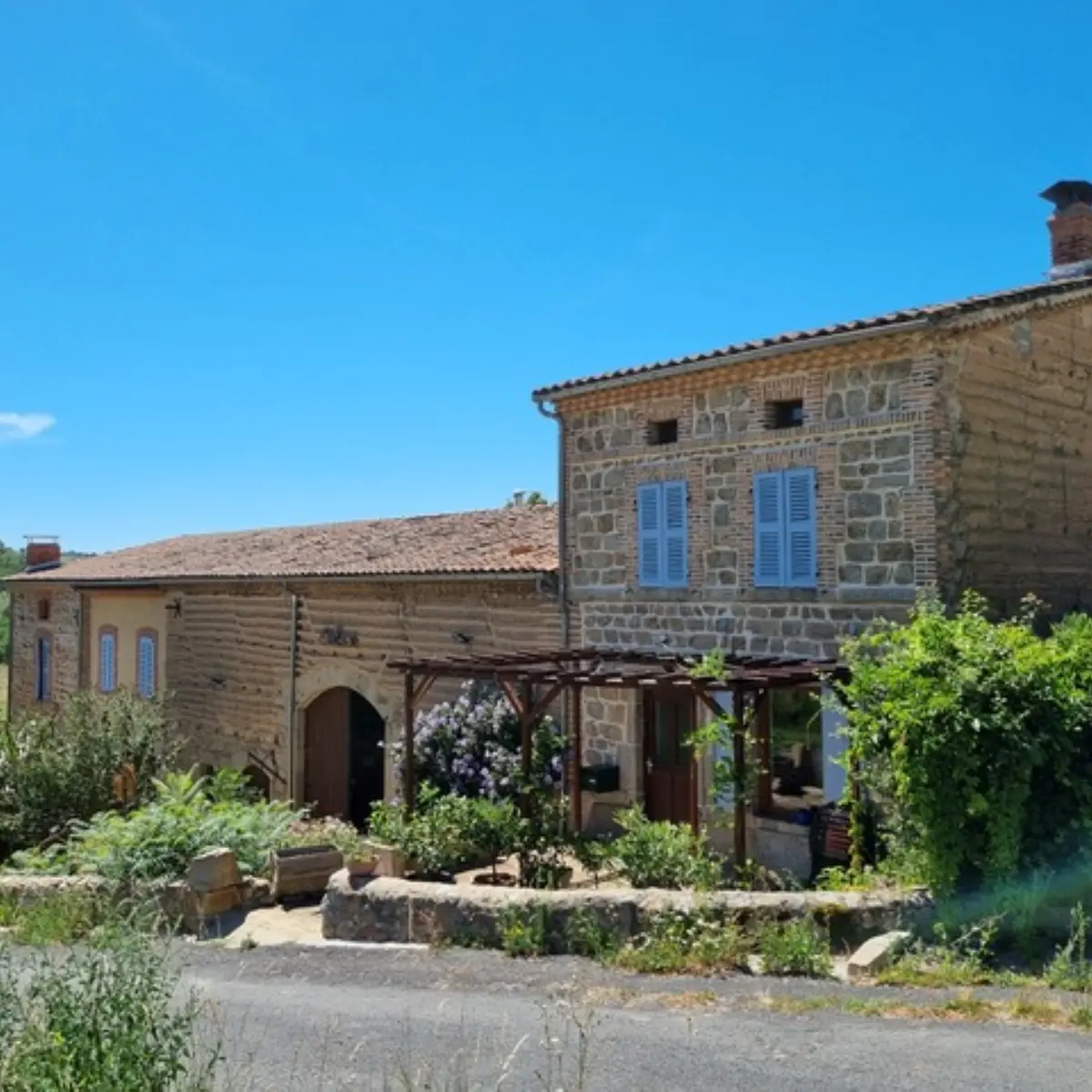 Extérieur du gîte de groupe