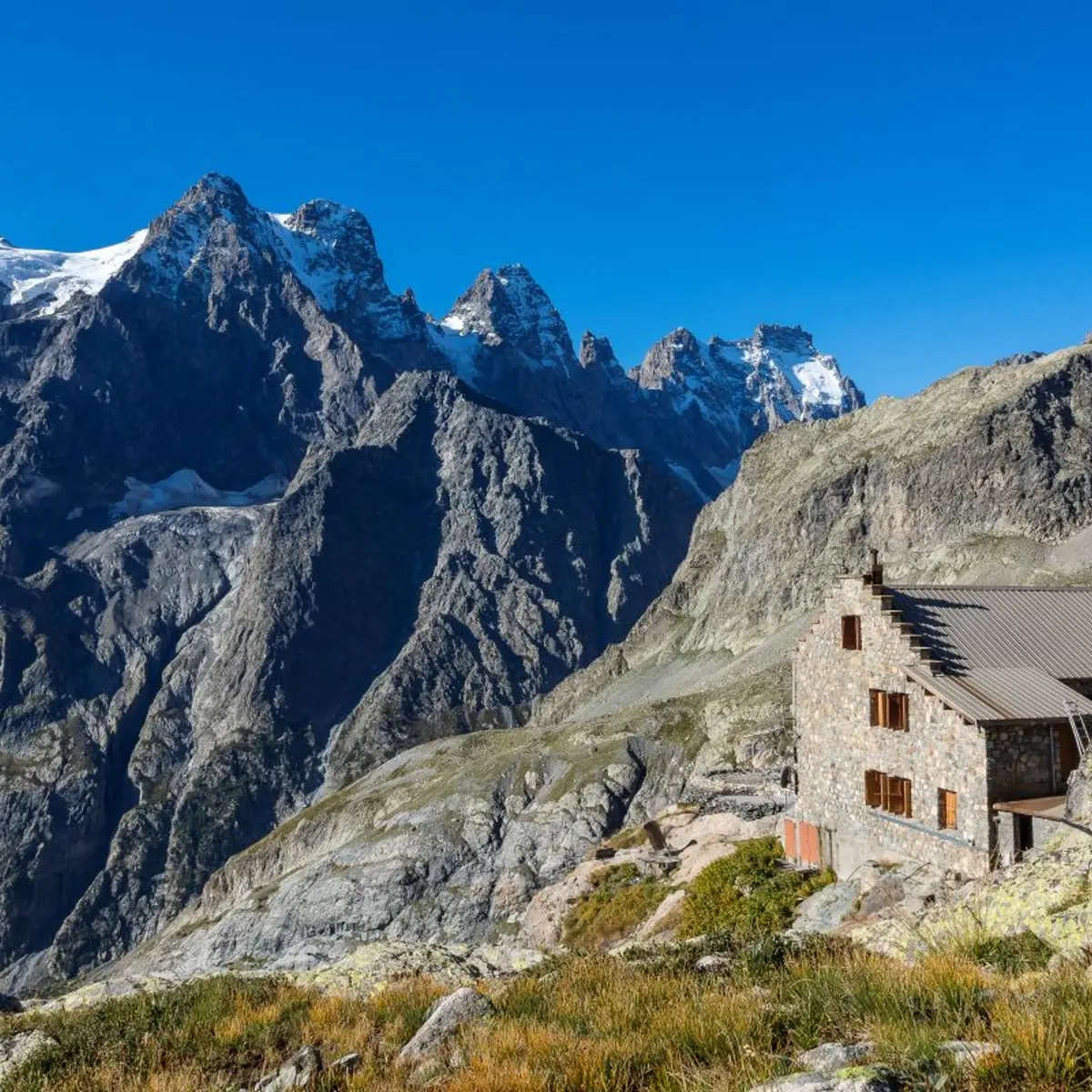 Le refuge du glacier Blanc