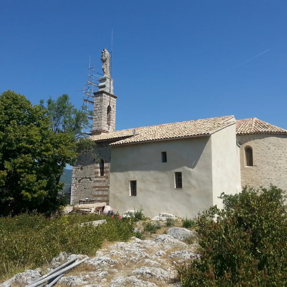 Prise de vue 21/06/2017  - Travaux de restauration en cours