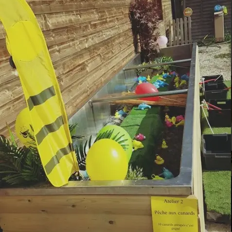 Pêche aux canards à la miellerie La Grange aux Abeilles - Estivareilles 42380