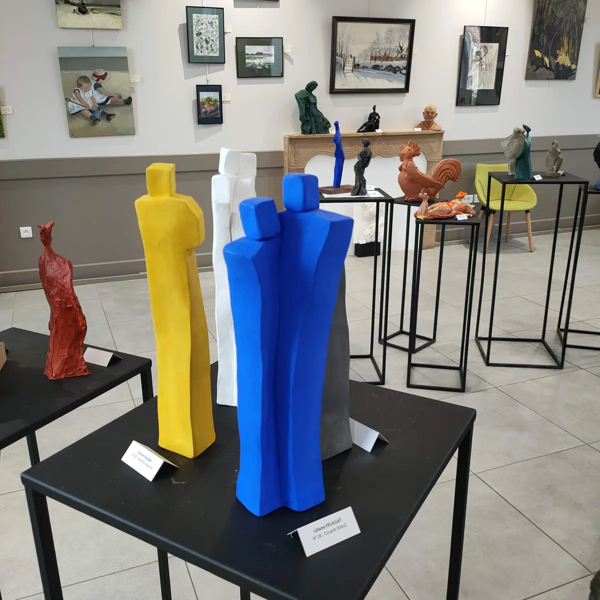 Exposition de l'association Ile, Arts et Culture