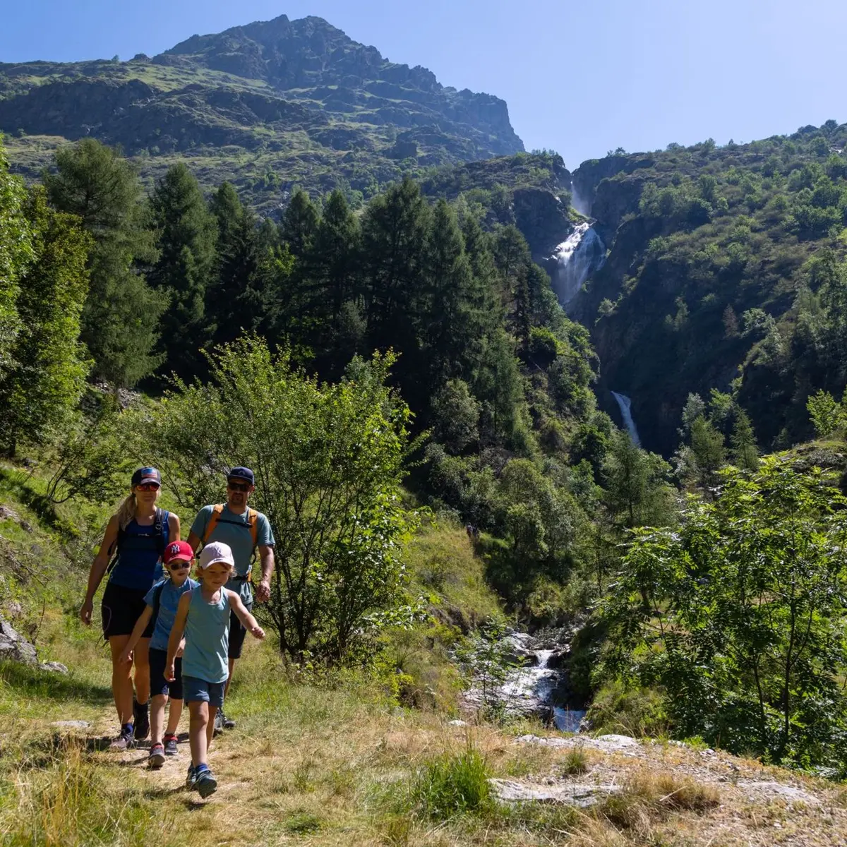 Vallon de Navette, cascade du Buchardet