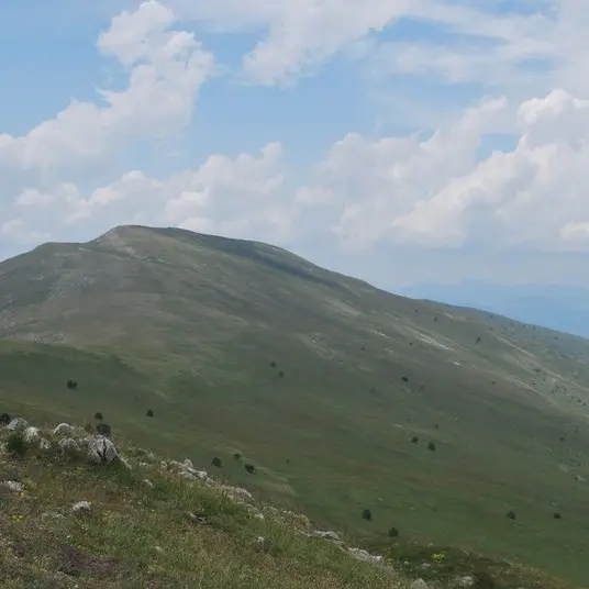 La crête du Clos des Martres vue depuis son sentier
