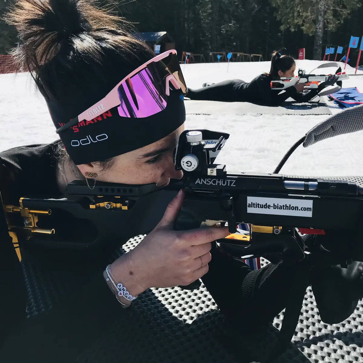 Tir au biathlon - Altitude Biathlon à Val d'Isère