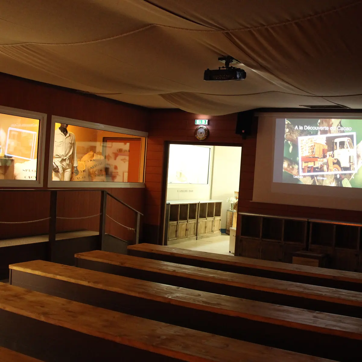 Film de la fabrique du chocolat