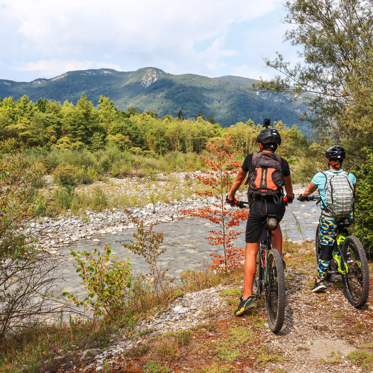 Sortie VTT à la plaine du fier à Thônes, la Balme-de-Thuy et Dingy-Saint-Clair
