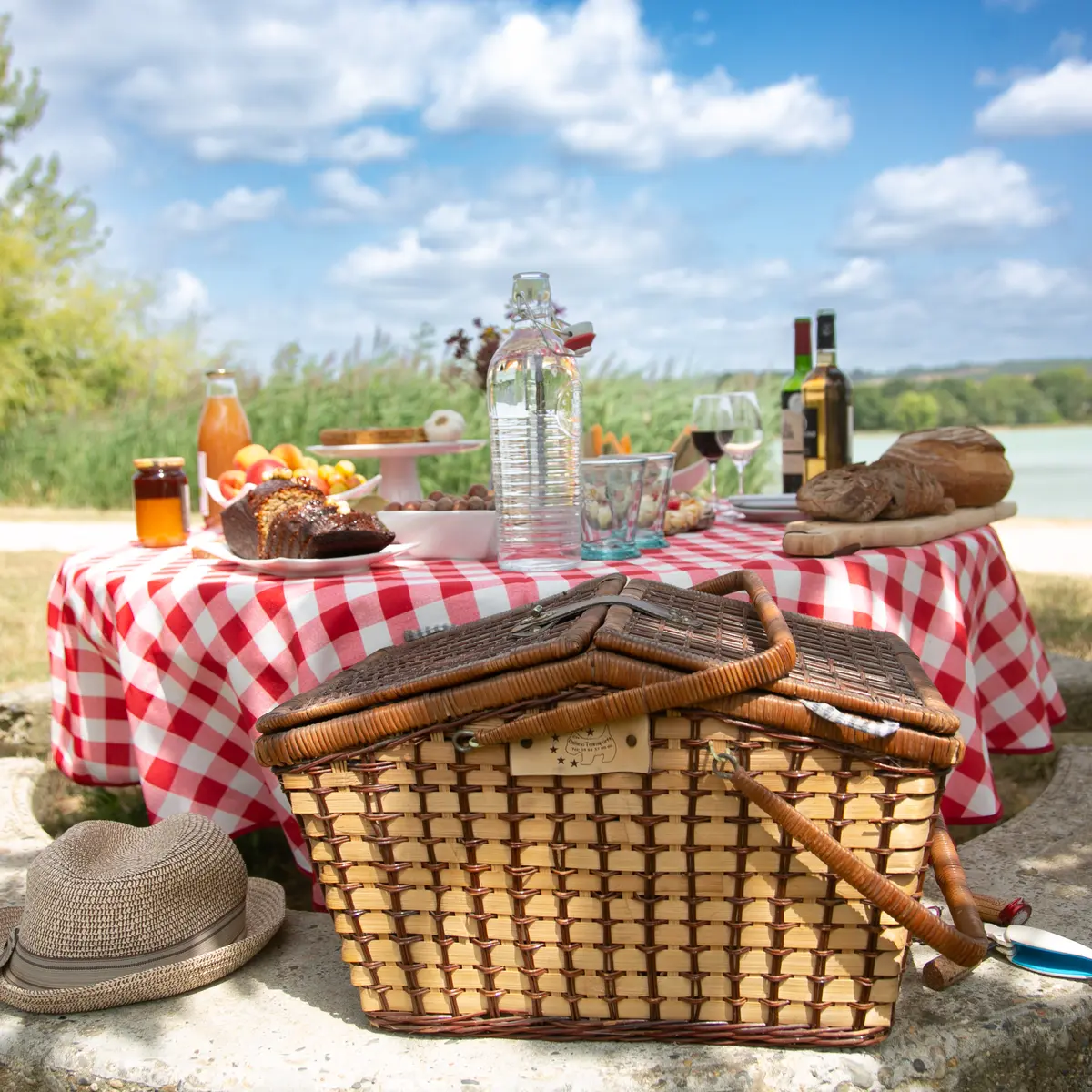 pique nique au lac