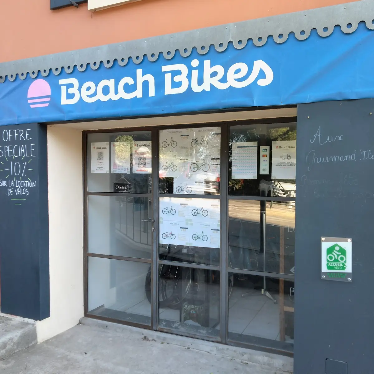 Panneau Accueil Vélo