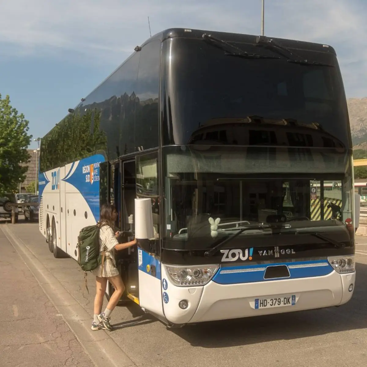 Bus vers le départ de la randonnée
